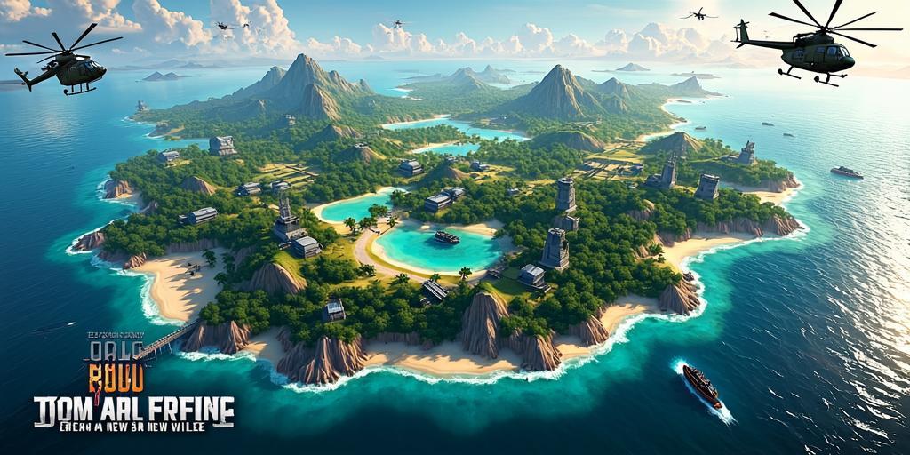 三角洲行动新海岛战地图，站术与的完美融合