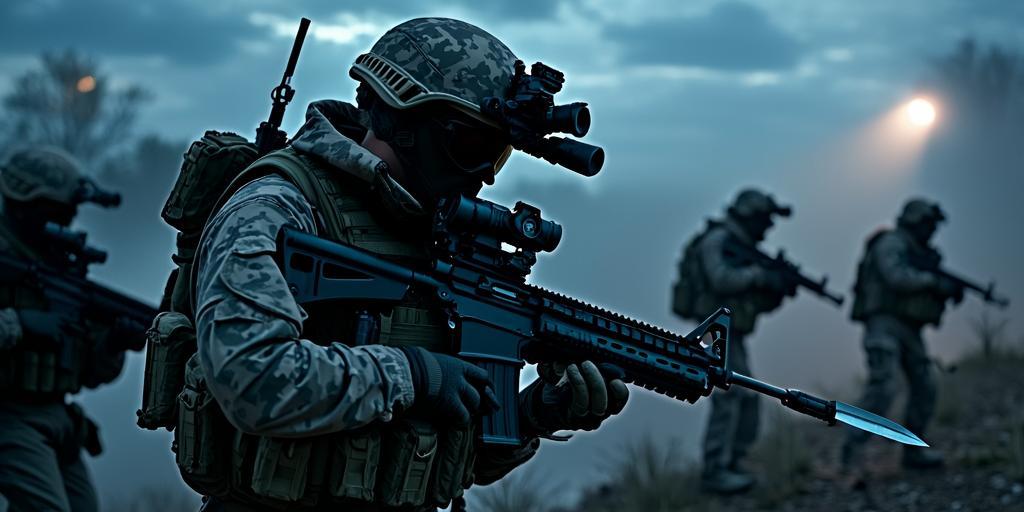 三角洲行动夜间战斗系统，暗夜中的站术利刃